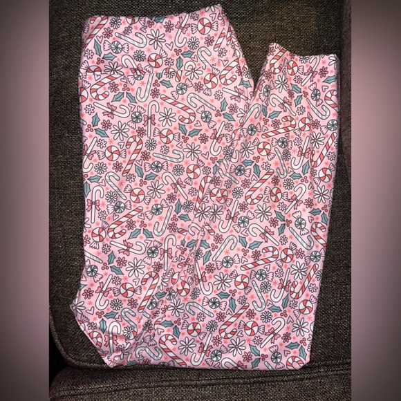 Christmas Candy Leggings - Charlie’s Project size 22-26 - Picture 1 of 5